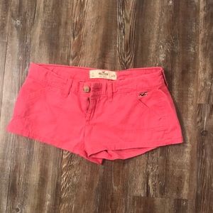 Hollister hot pink shorts